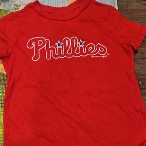 EUC SIZE XS Genuine Merchandise Red Phillies Short Sleeve Tee